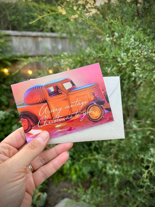 Very Vintage Christmas Piccolina Christmas Card