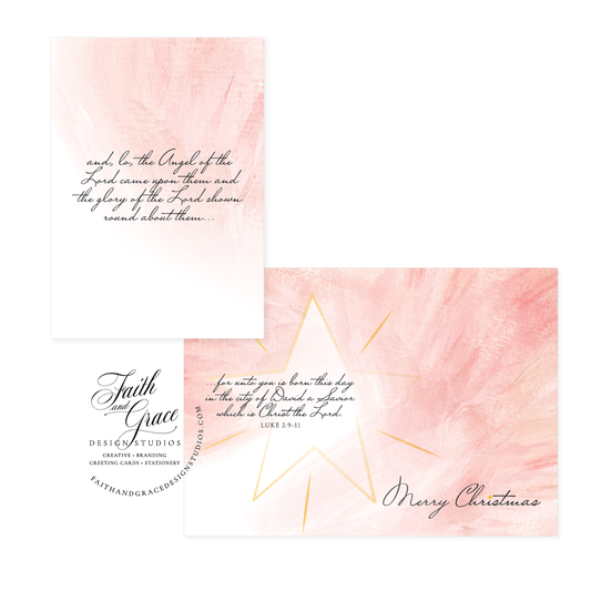 The Angel of the Lord Came Upon Them Greeting Card