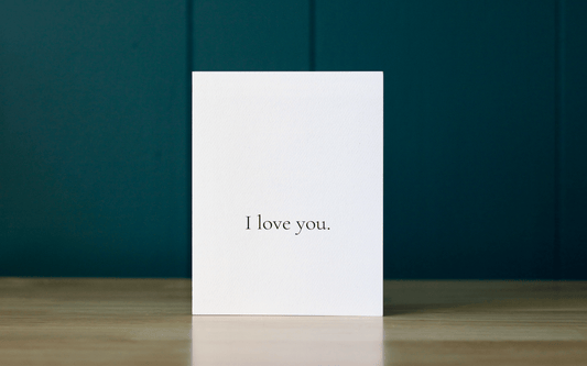 I Love You Greeting Card