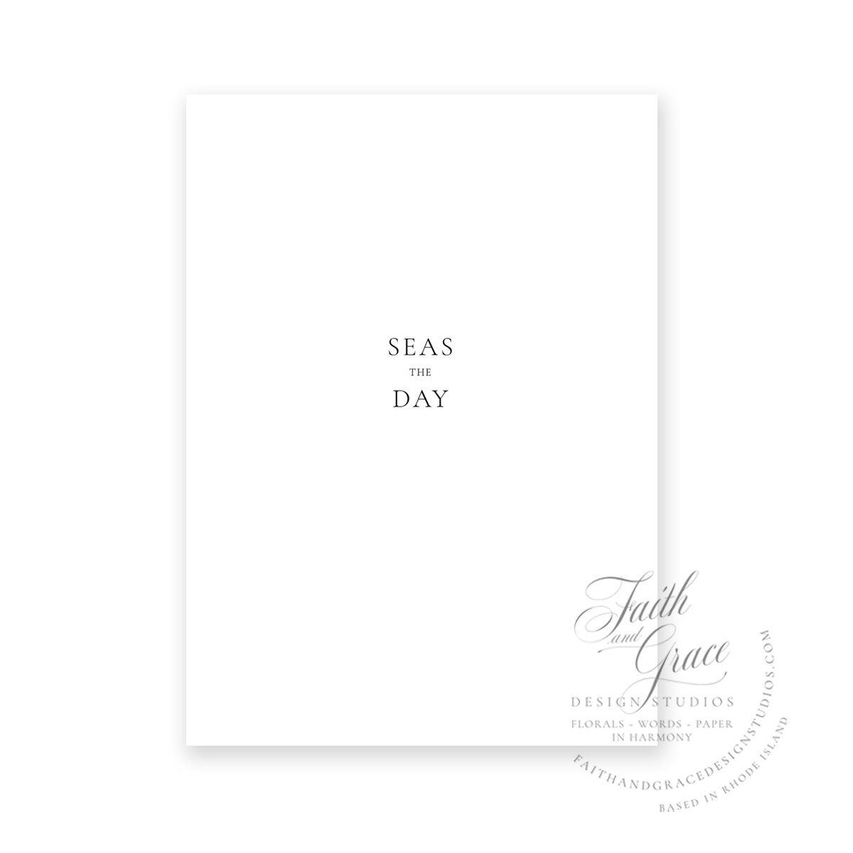 Seas the Day Birthday Card