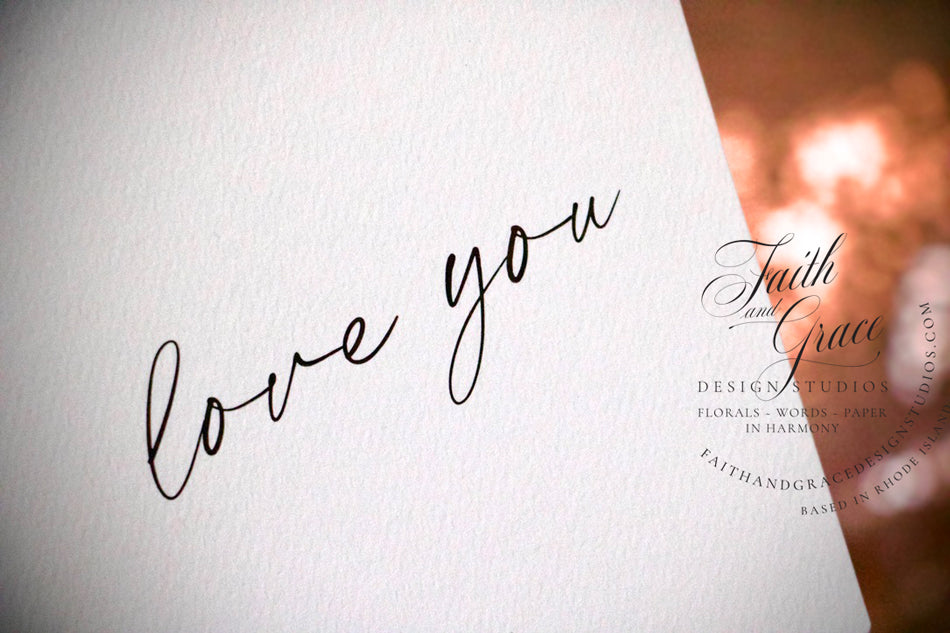 Love You Greeting Card