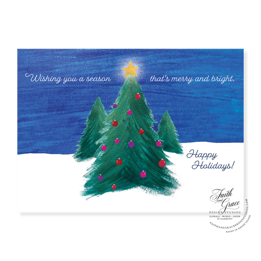 Merry and Bright Piccolina Holiday Card