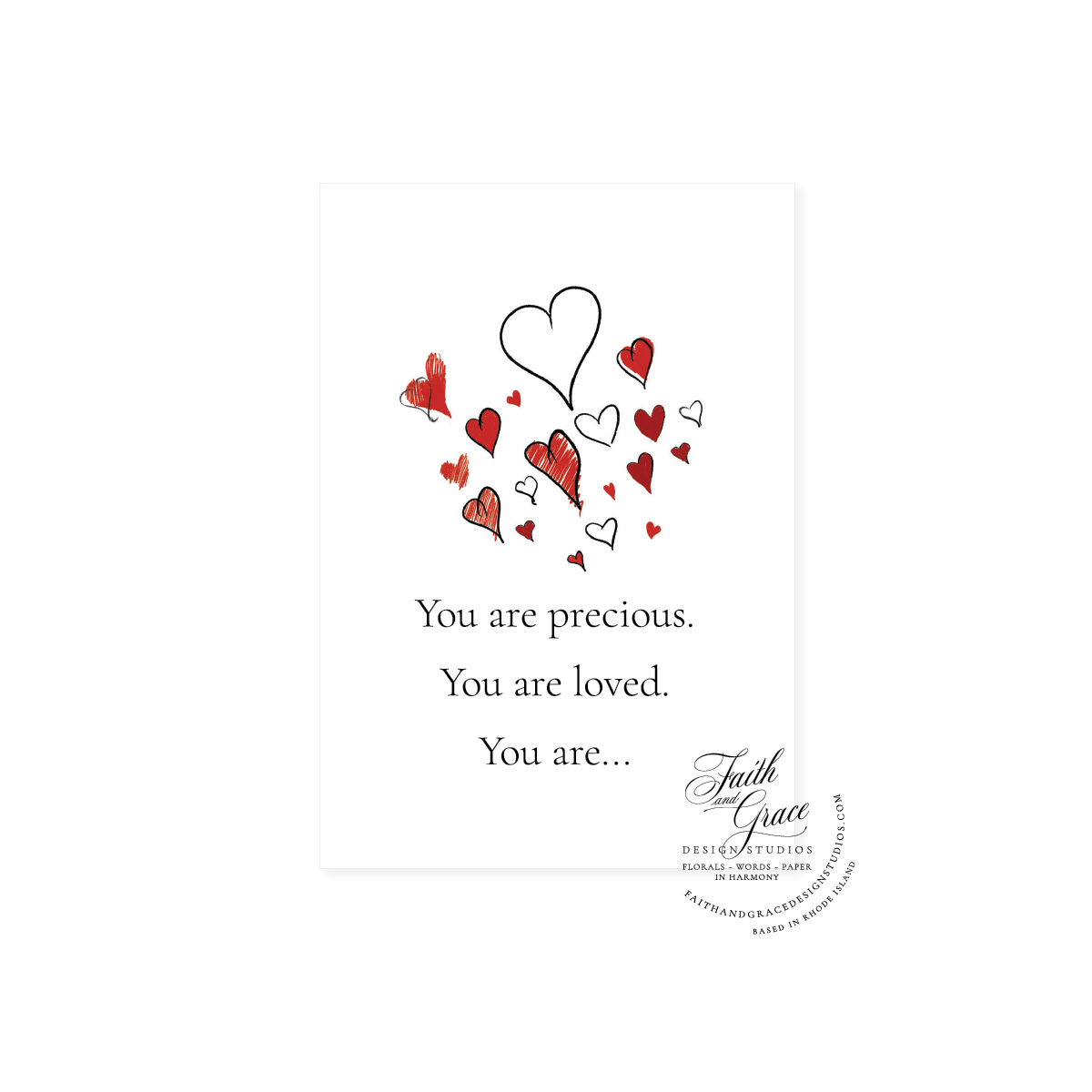 You Are Precious {Greeting Card} You Are Precious {Greeting Card}