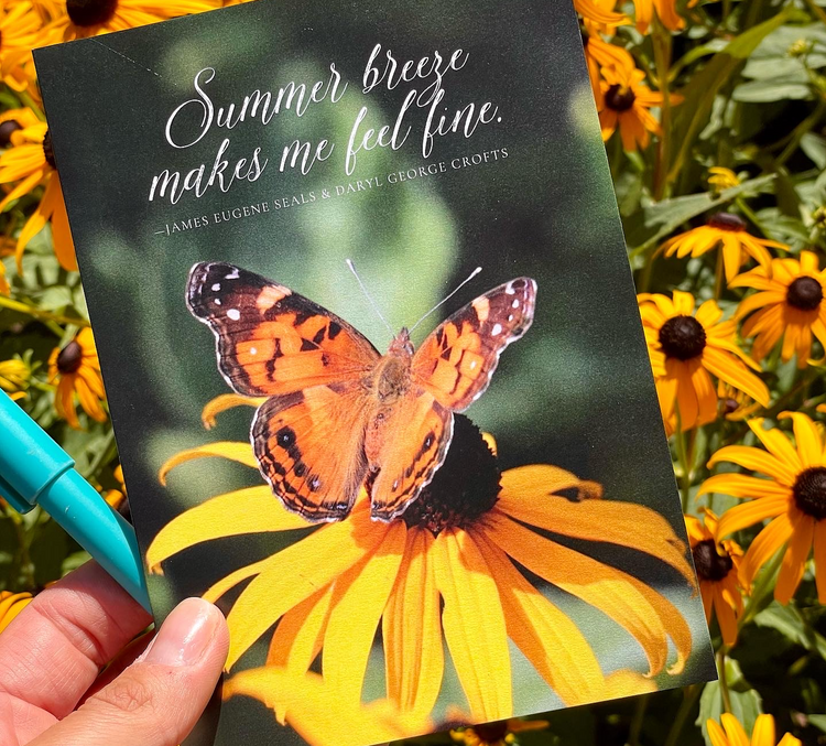 Summer greeting card by Faith and Grace Design Studios