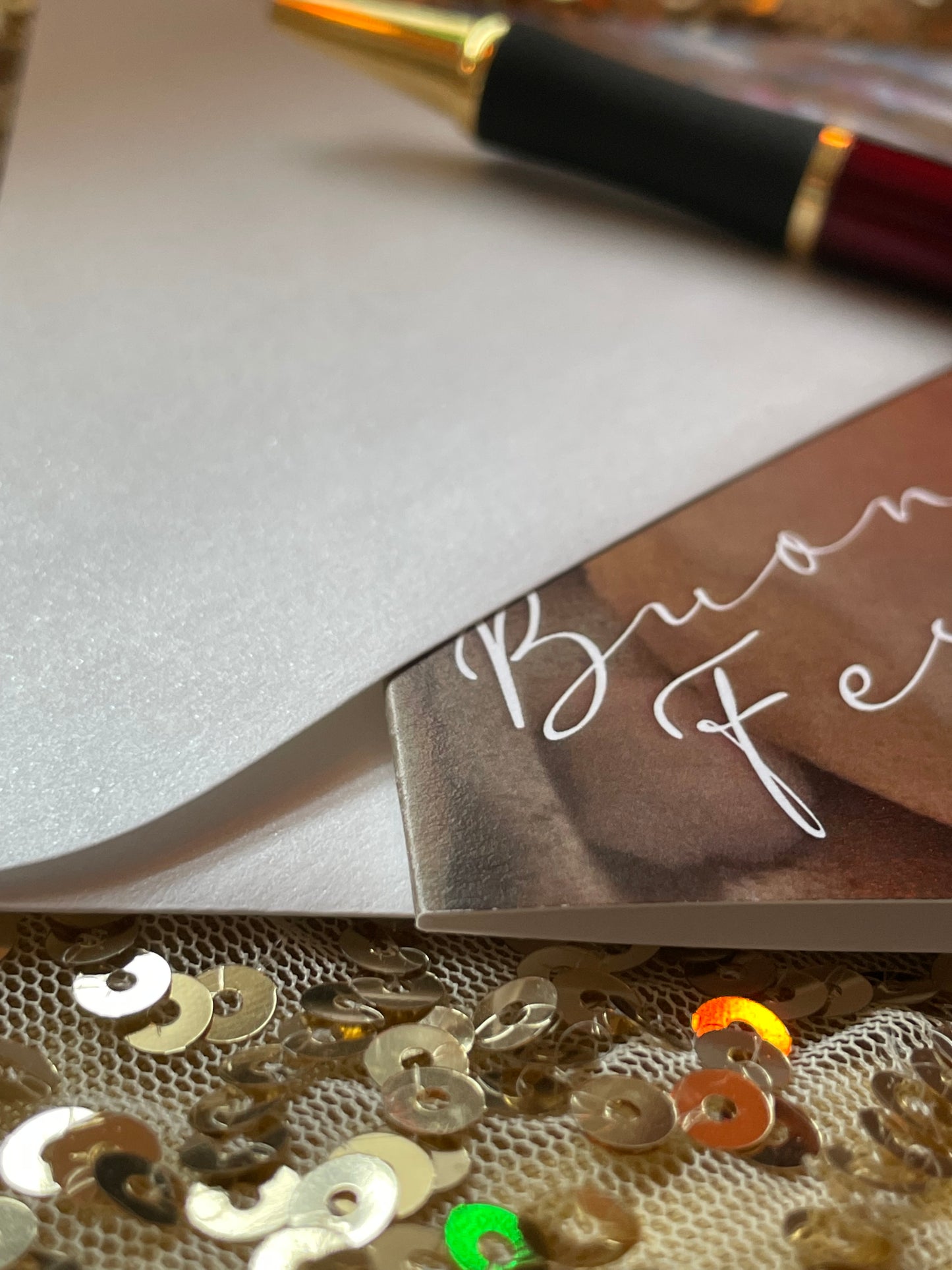 Buone Feste in White featuring Egg Biscuits Italian Christmas Card