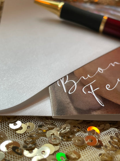 Buone Feste in White featuring Egg Biscuits Italian Christmas Card