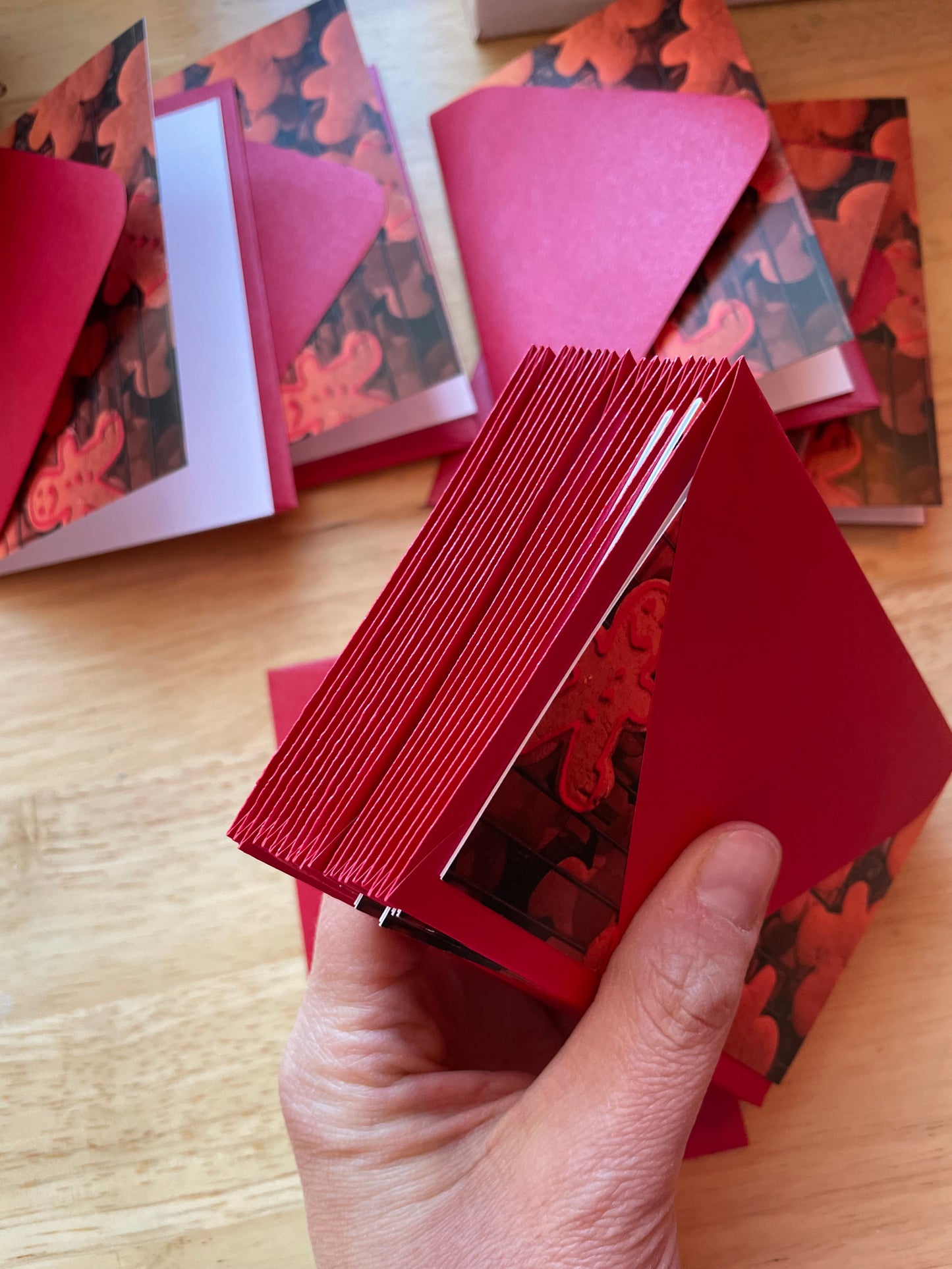 Sweet Christmas Gingerbread Men Cookies Piccolina Christmas Card