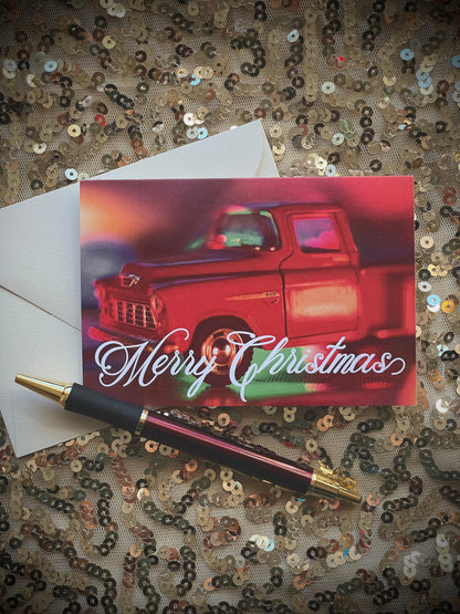 Merry Christmas Vintage Piccolina Christmas Card