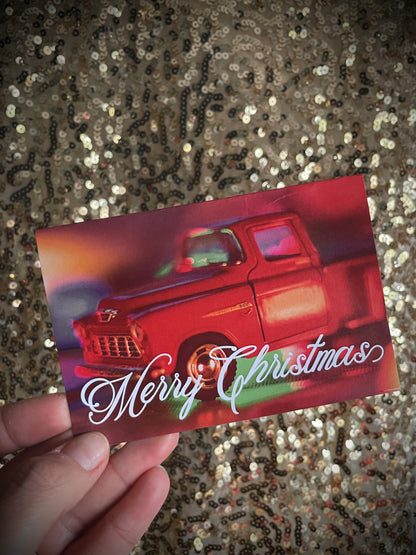 Merry Christmas Vintage Piccolina Christmas Card