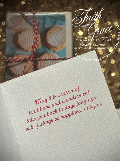 Buon Natale Nonna's Italian Pizzelles Piccolina Christmas Card