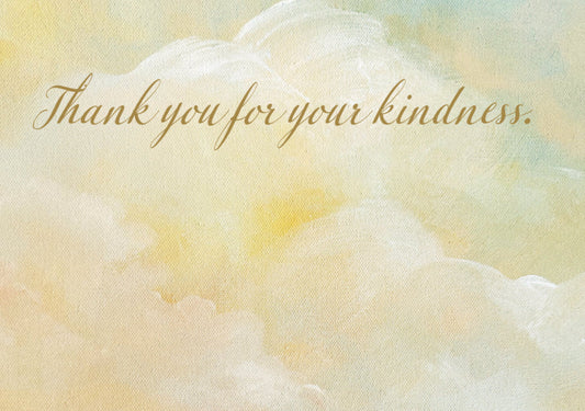 Notecard Set of 10: For Where Your Treasure is Thank You for Your Kindness Card