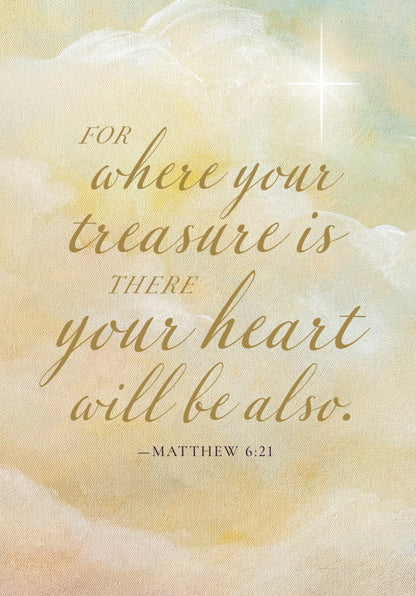 For Where Your Treasure is Thank You for Your Kindness Card