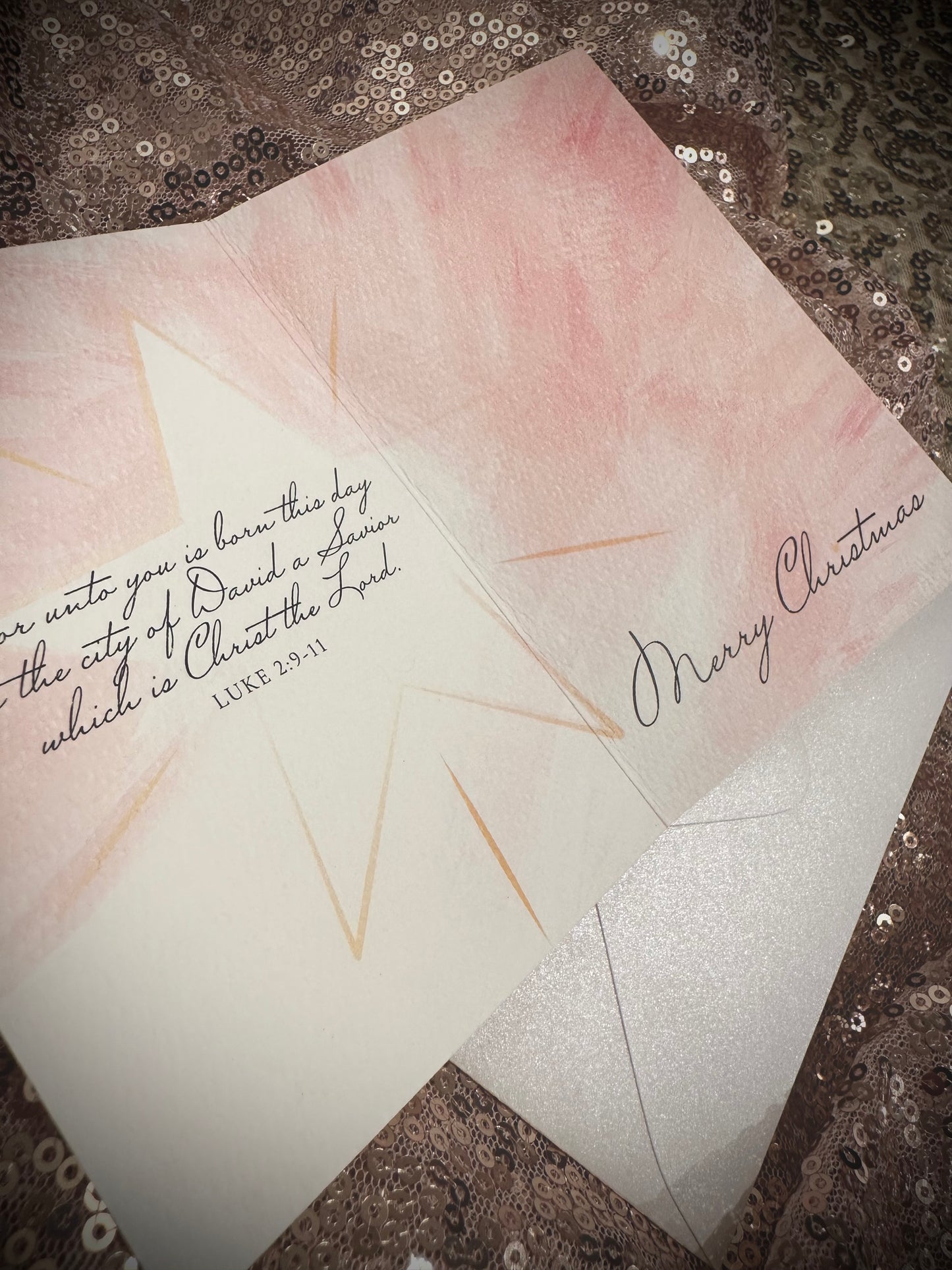 The Angel of the Lord Came Upon Them Greeting Card