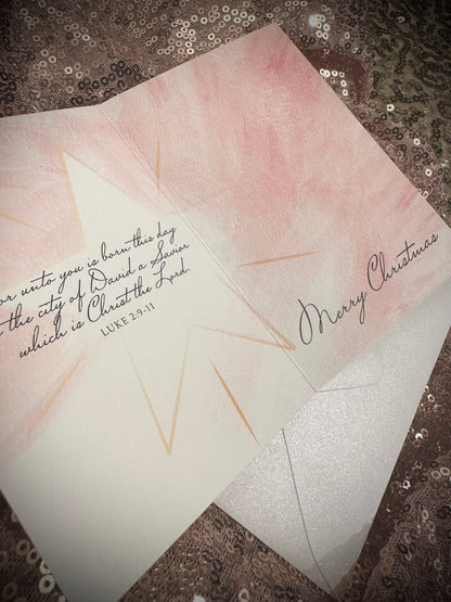 The Angel of the Lord Came Upon Them Greeting Card