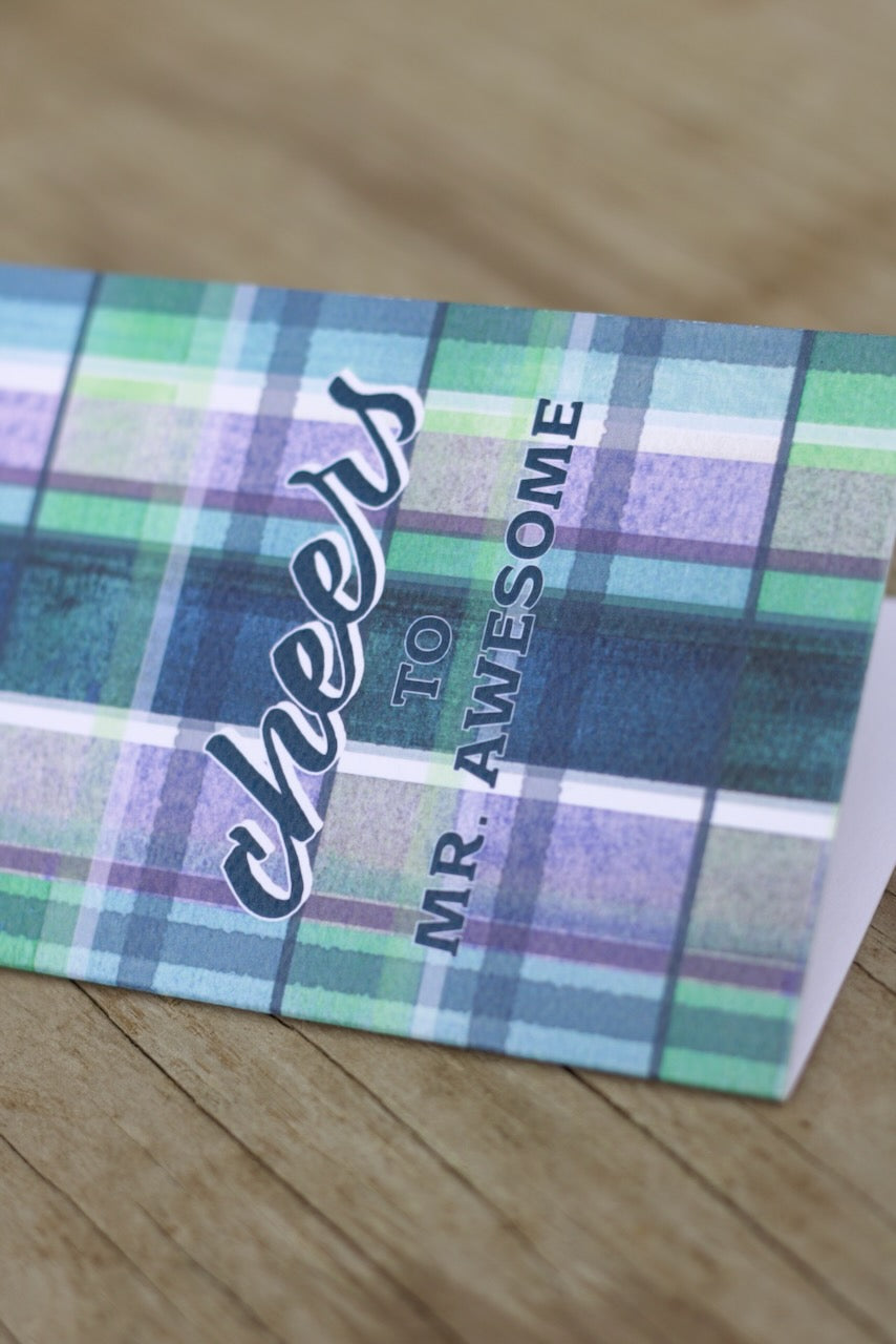 Cheers to Mr. Awesome Greeting Card