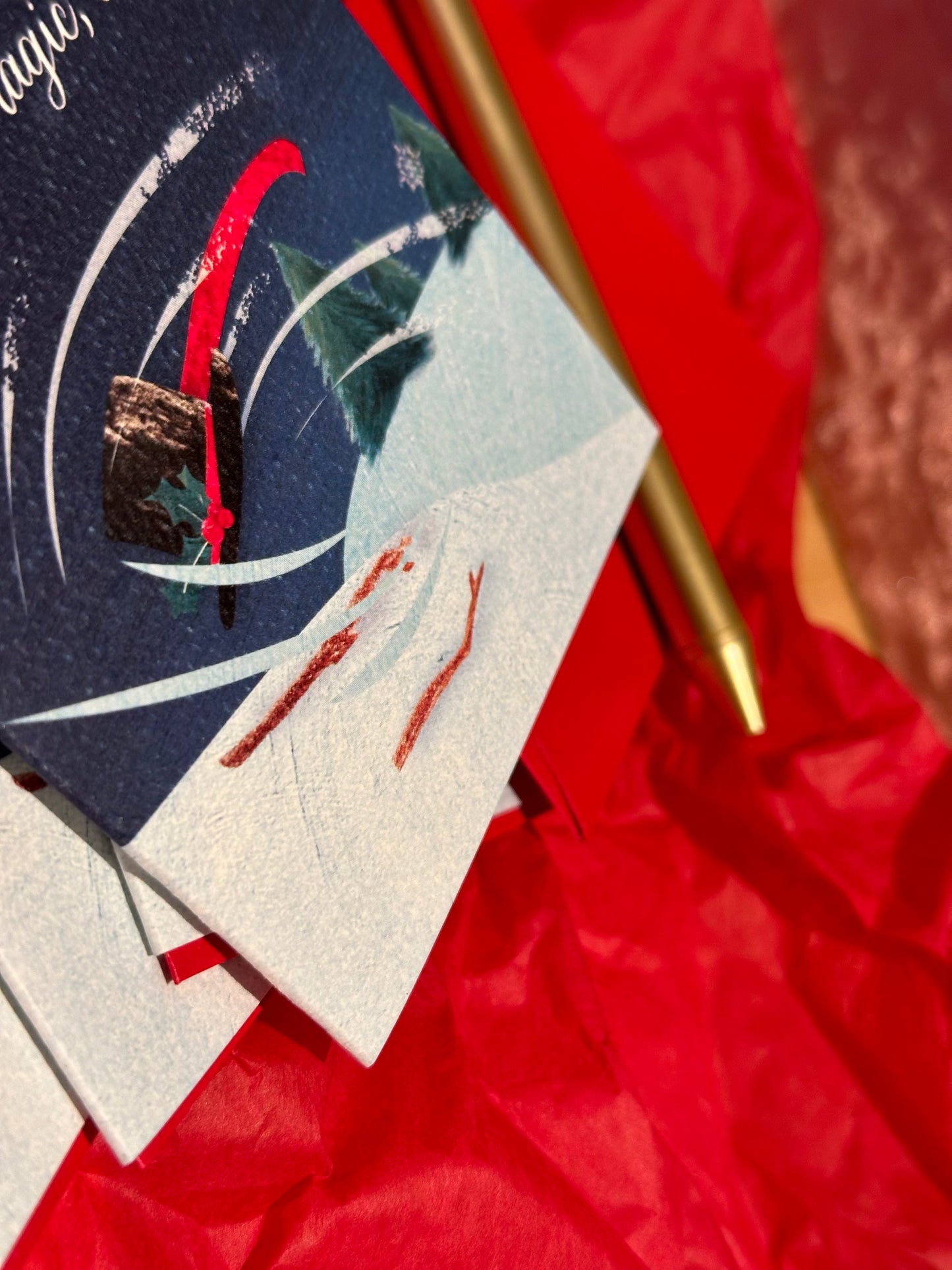 Snowman Winter Magic Christmas Card