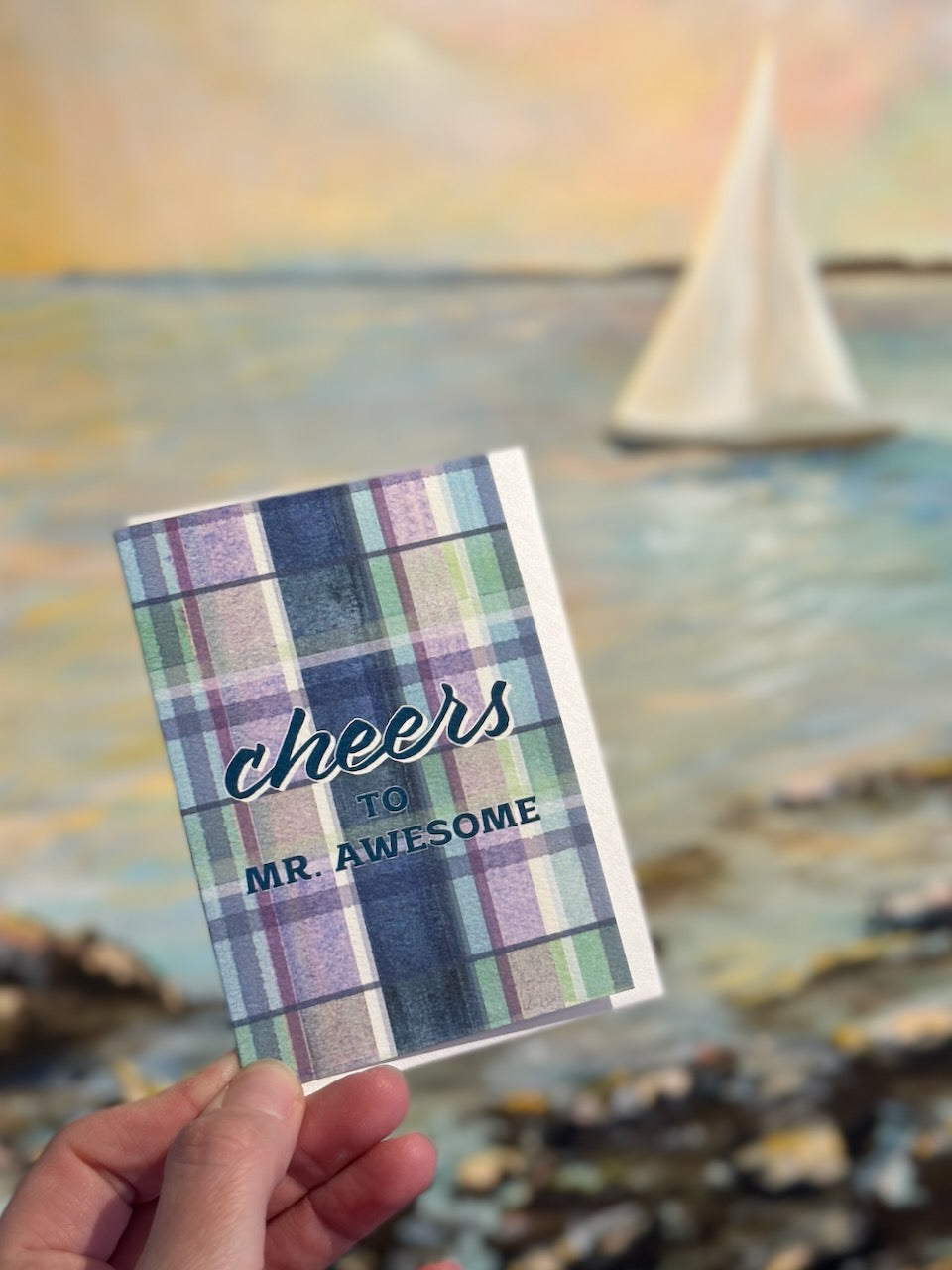 Cheers to Mr. Awesome Greeting Card