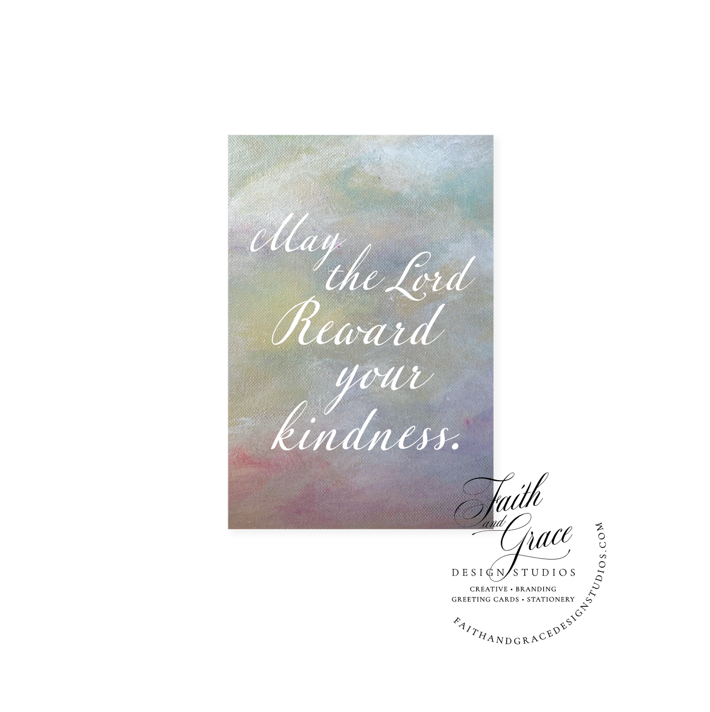 May the Lord Reward Your Kindness Thank You Card