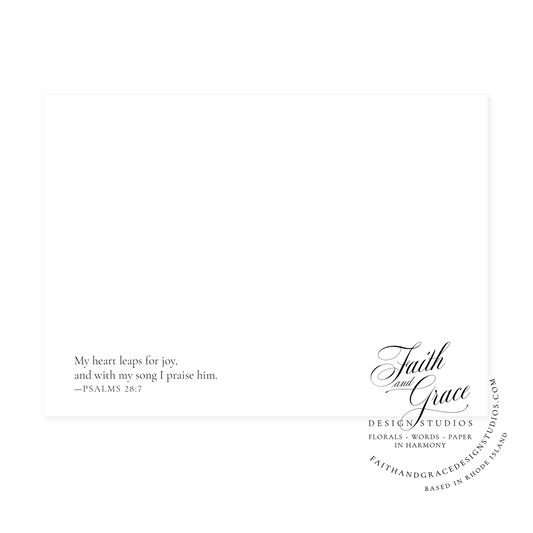 Notecard Set of 10: May the Lord Reward Your Kindness Thank You Card