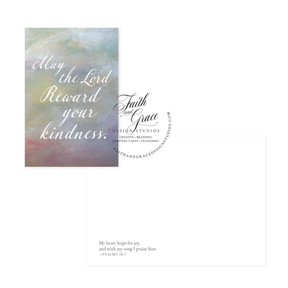 May the Lord Reward Your Kindness Thank You Card