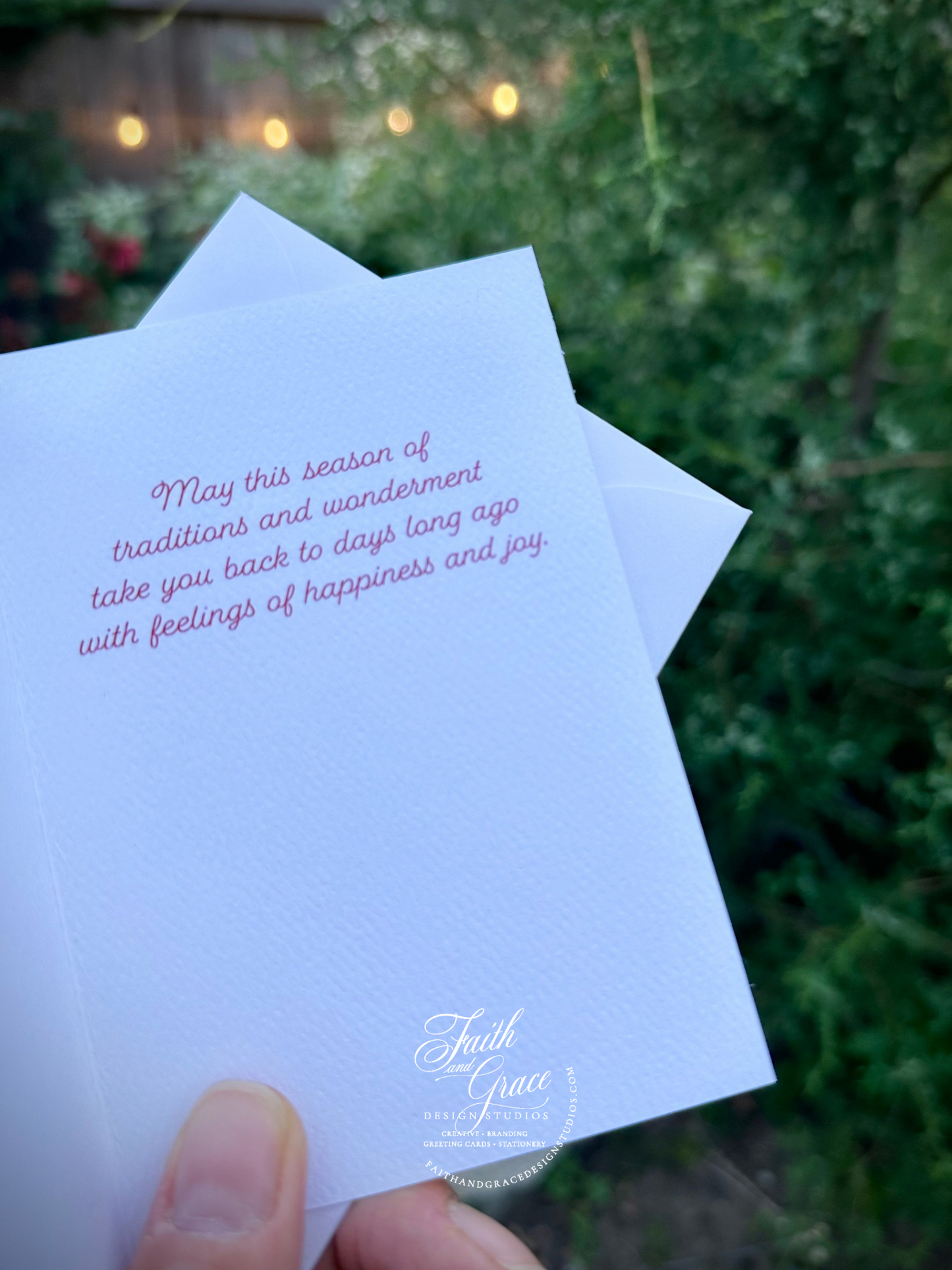 Buon Natale Nonna's Italian Pizzelles Piccolina Christmas Card