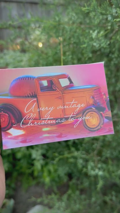 Very Vintage Christmas Piccolina Christmas Card