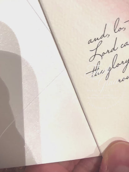 The Angel of the Lord Came Upon Them Greeting Card