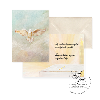 Sacramental Card Congratulations on Your Special Day | Psalms 119