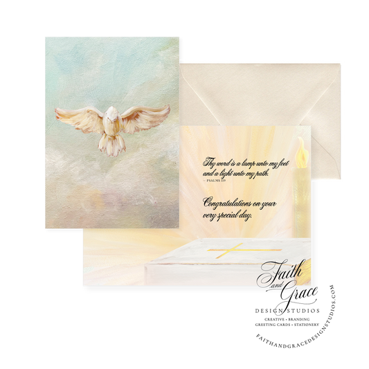 Sacramental Card Congratulations on Your Special Day | Psalms 119