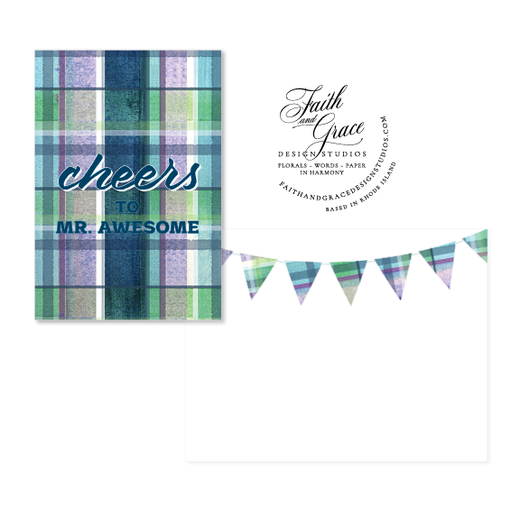 Cheers to Mr. Awesome Greeting Card