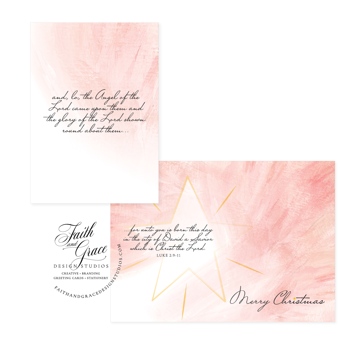 The Angel of the Lord Came Upon Them Greeting Card