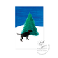 Christmas Trees, Playful Black Labradors - A Joy-Filled Holiday