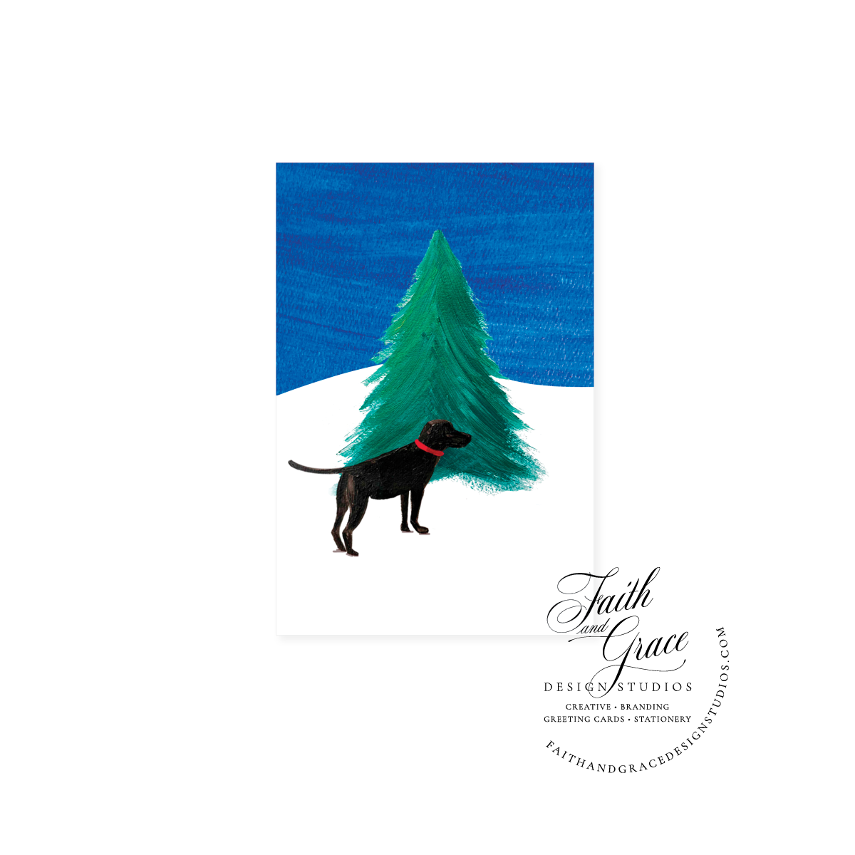 Christmas Trees, Playful Black Labradors - A Joy-Filled Holiday