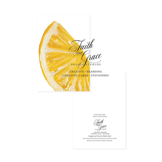 The Lemon Trio Note Card Set