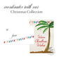 Warm Christmas Wishes Palm Tree Christmas Card