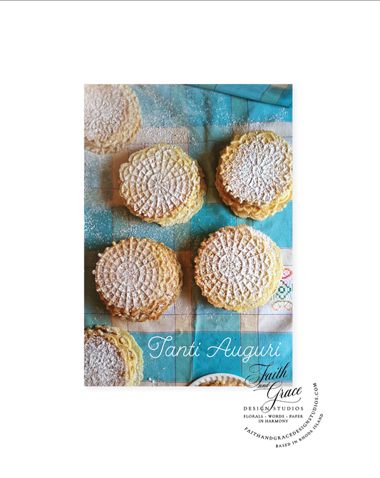 Tanti Auguri Pizzelle Italian Card