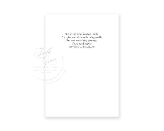 Believe Greeting Card | AJ Encouragement Collection