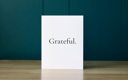 Grateful Greeting Card