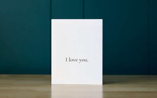 I Love You Greeting Card