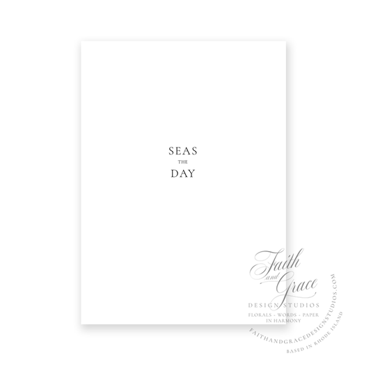 Seas the Day Birthday Card