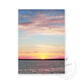 Photo of sunset at Brenton Point in Newport RI Birthday Card