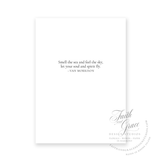 Dusk on the Rocks Greeting Card
