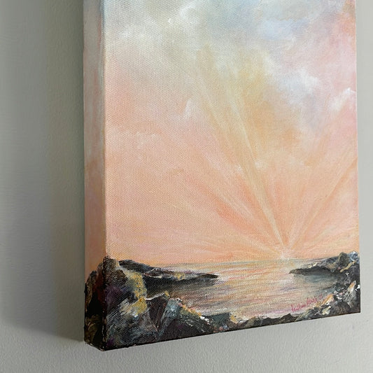 Towards Heaven, 11x14 Acrylic Painting