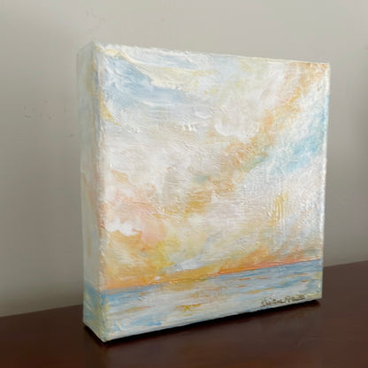 Windswept, 6x6 Acrylic Painting - SOLD