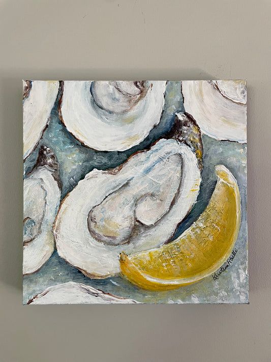 Buck-a-Shuck, 12x12 Acrylic Painting by Kristina Petrilli