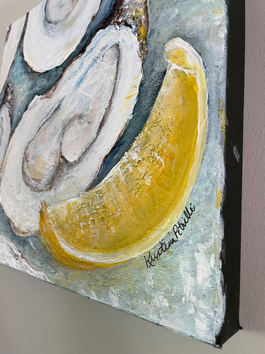 Buck-a-Shuck, 12x12 Acrylic Painting - SOLD