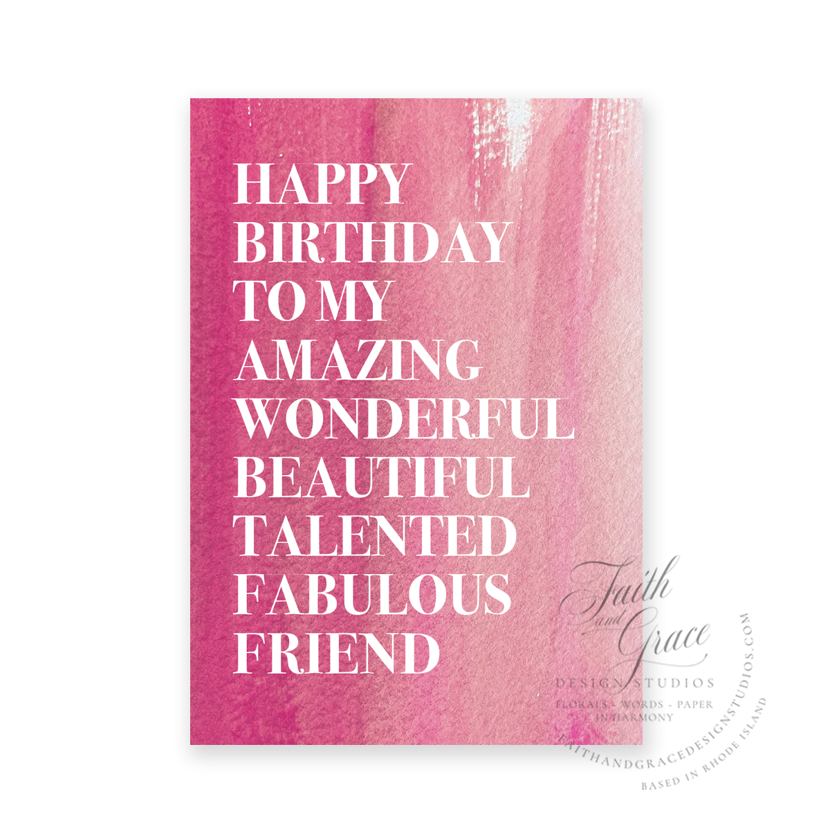 Amazing Friend Birthday Greeting Card