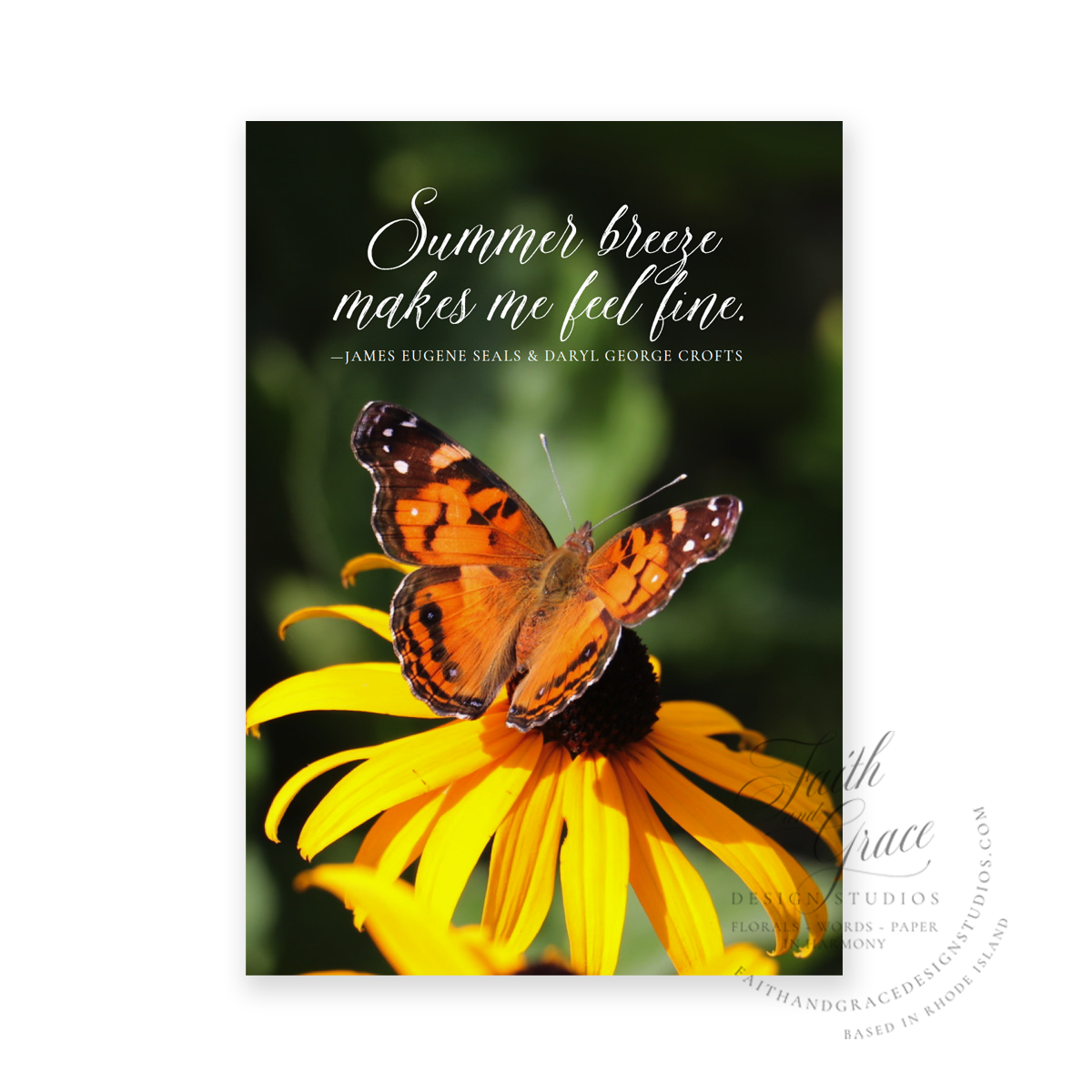 Summer Breeze Greeting Card