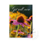 Echinacea Get Well Soon Greeting Card