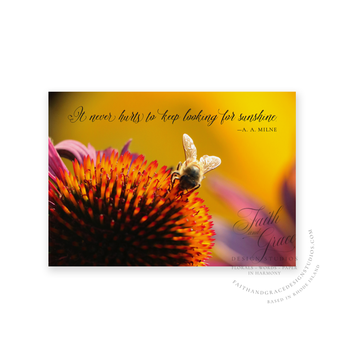 Keep Looking for Sunshine Greeting Card